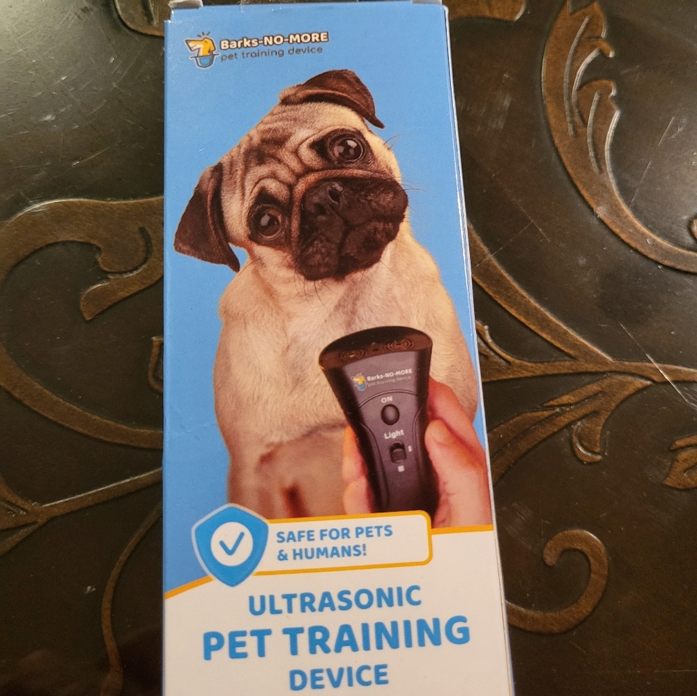 Barks-No-More Pet Training Device New